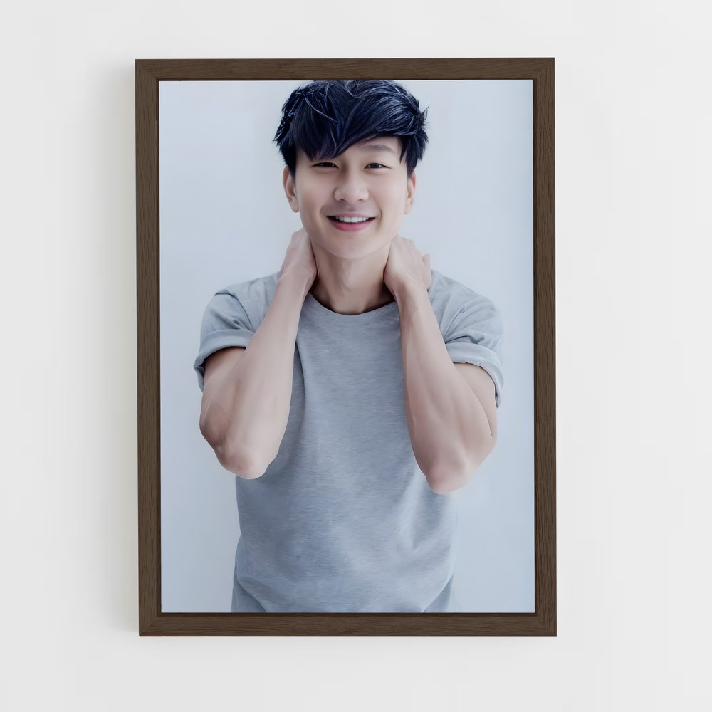 ap-jj lin-4 cadre Bois foncé