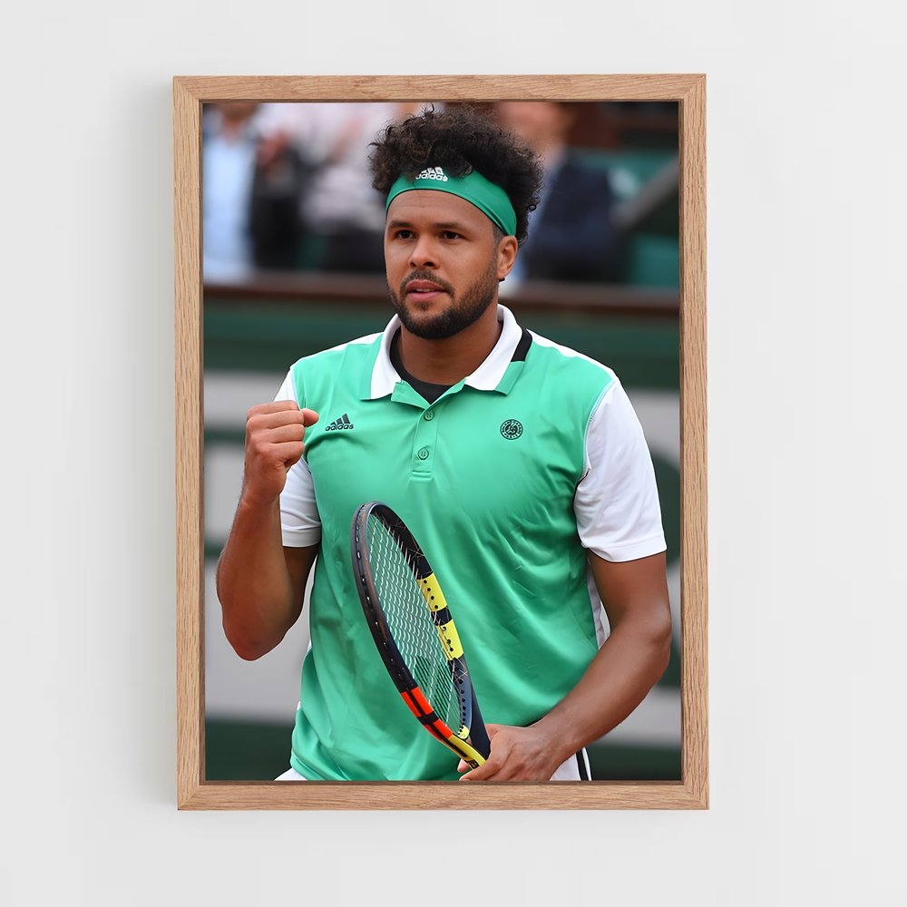 ap-jo-wilfried tsonga-1 cadre Bois clair