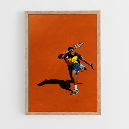 ap-jo-wilfried tsonga-3 cadre Bois clair