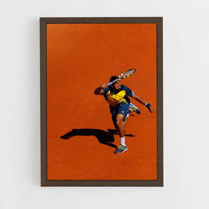 ap-jo-wilfried tsonga-3 cadre Bois foncé