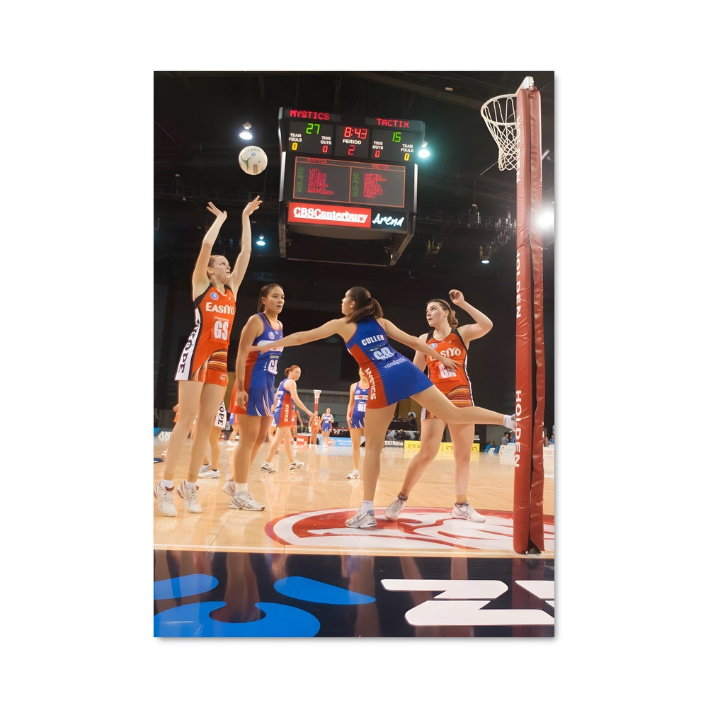 Poster Match de Netball