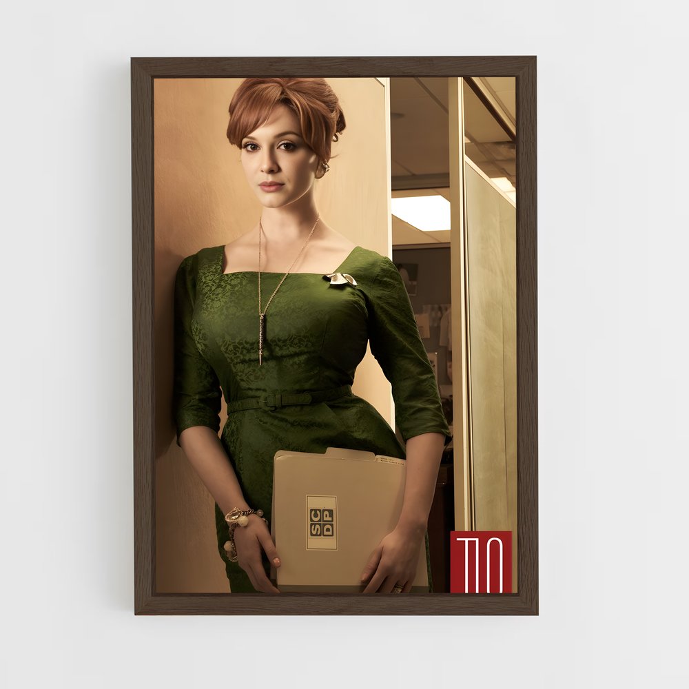 ap-joan holloway-2 cadre Bois foncé