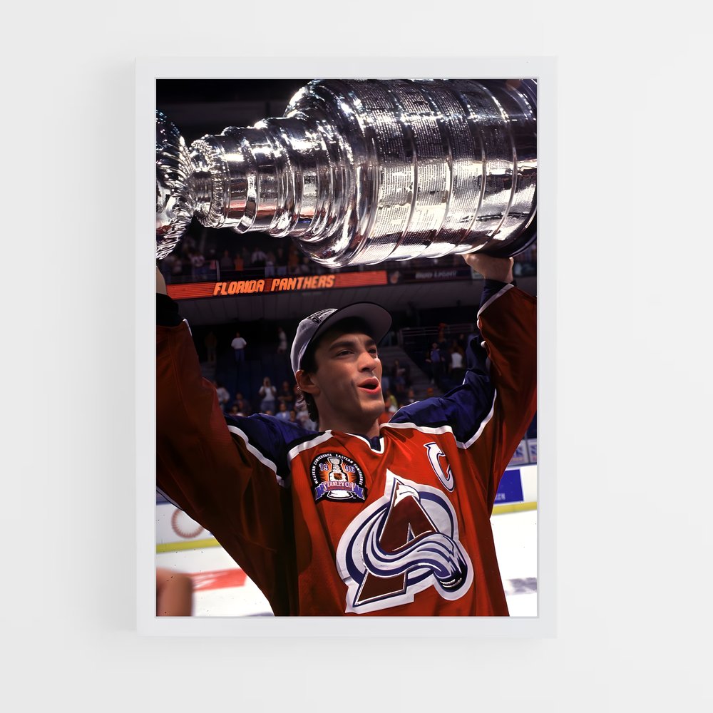 ap-joe sakic-1 cadre Blanc