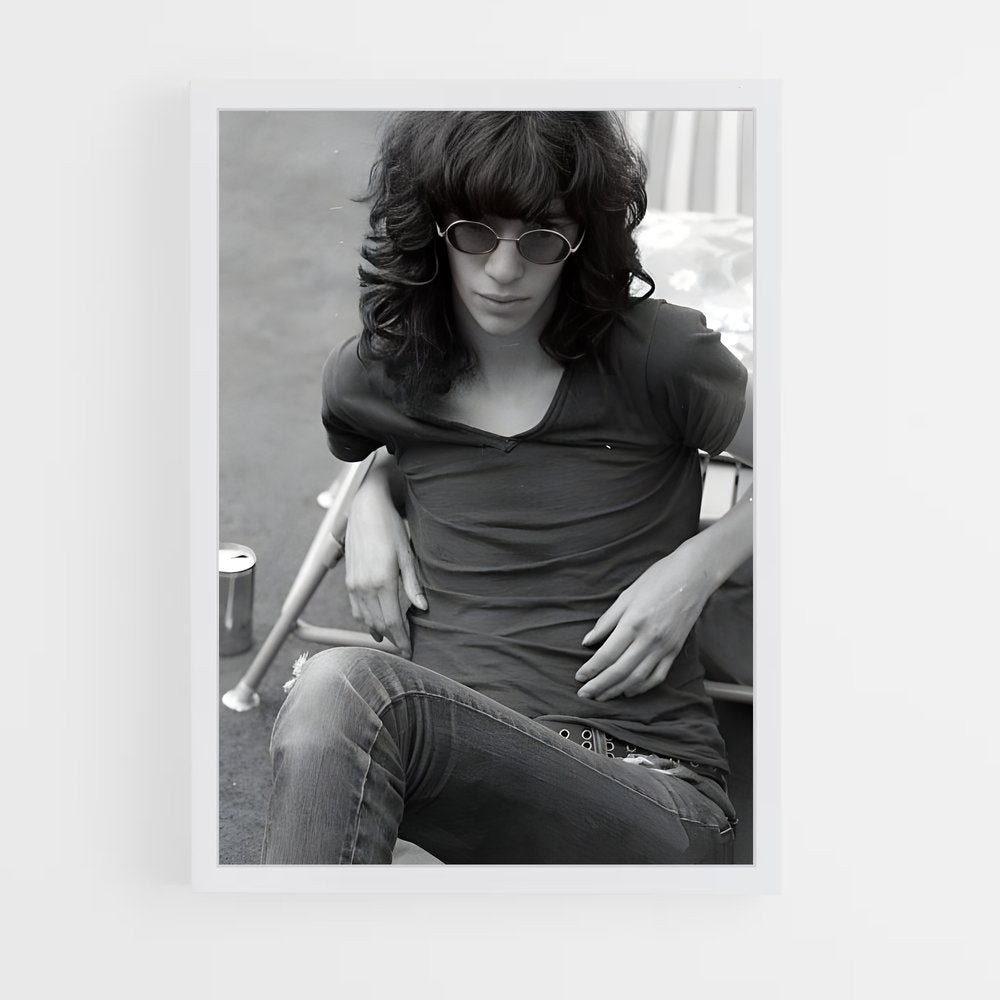 ap-joey ramone-3 cadre Blanc
