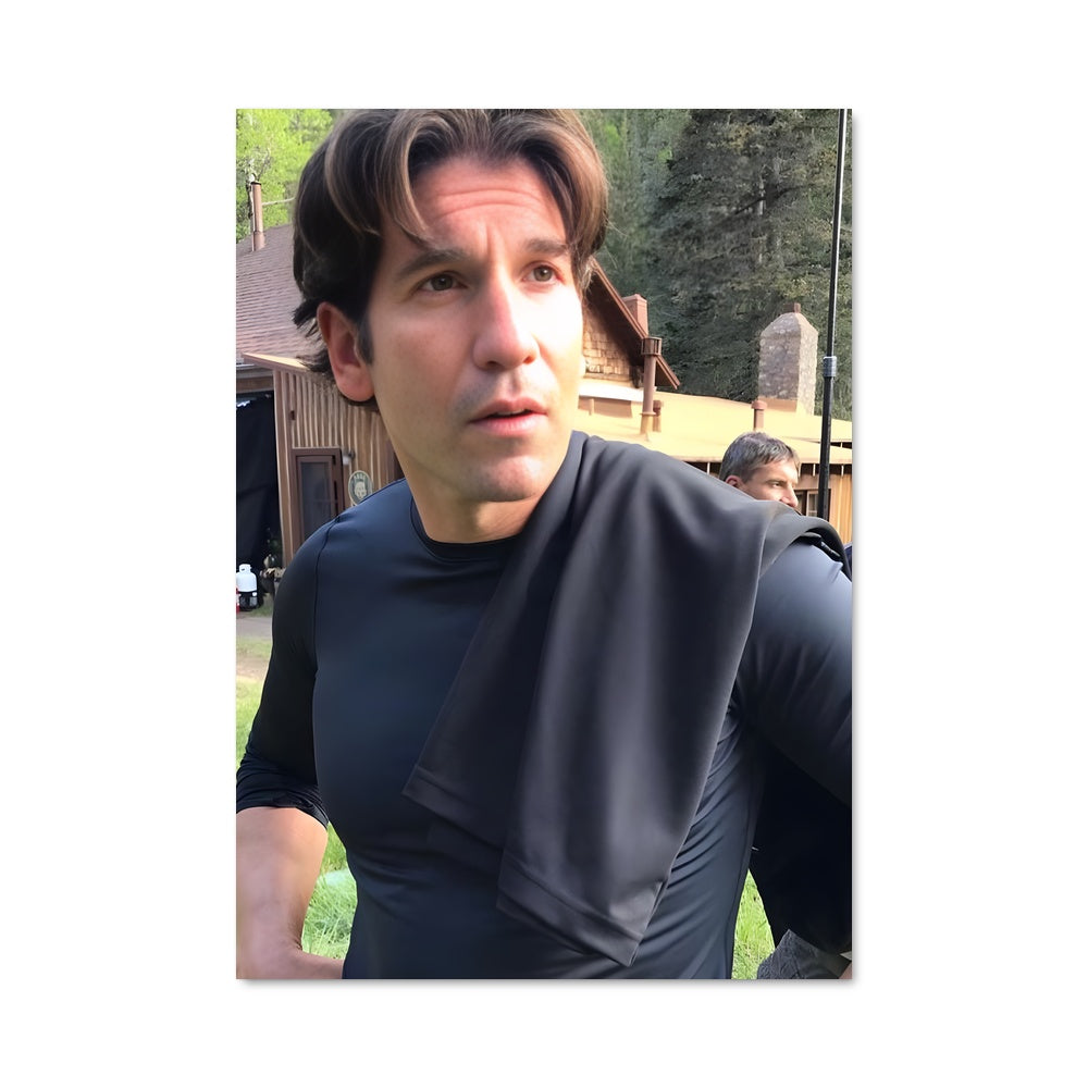 Poster L'Homme au T-Shirt Noir