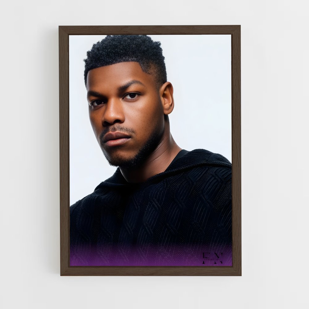 ap-john boyega-1 cadre Bois foncé