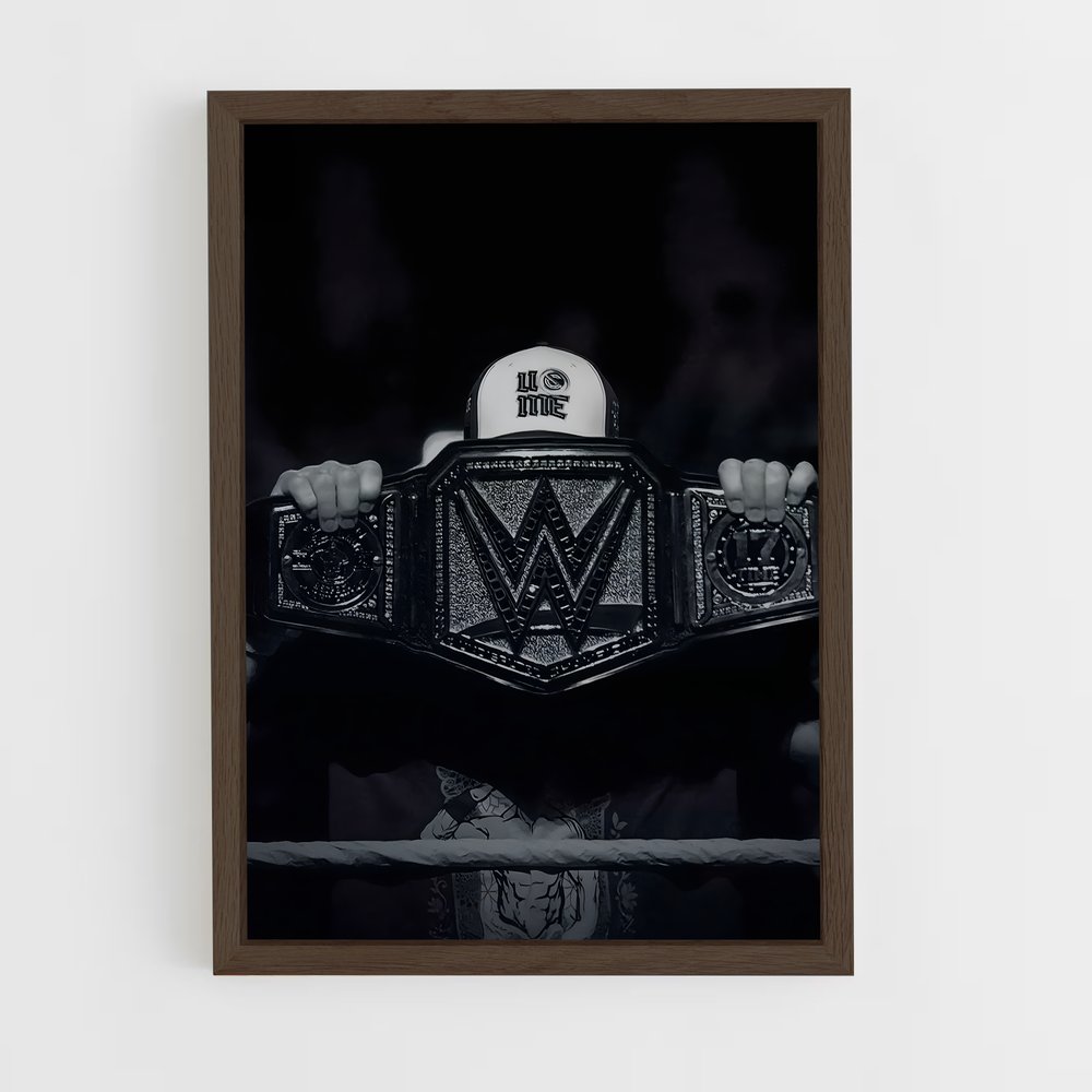 ap-john cena-8 cadre Bois foncé