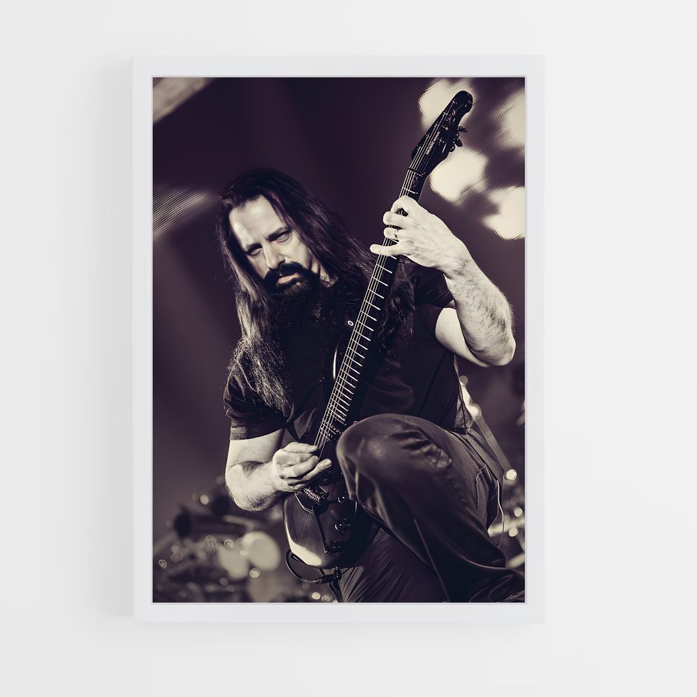 ap-john petrucci-11 cadre Blanc