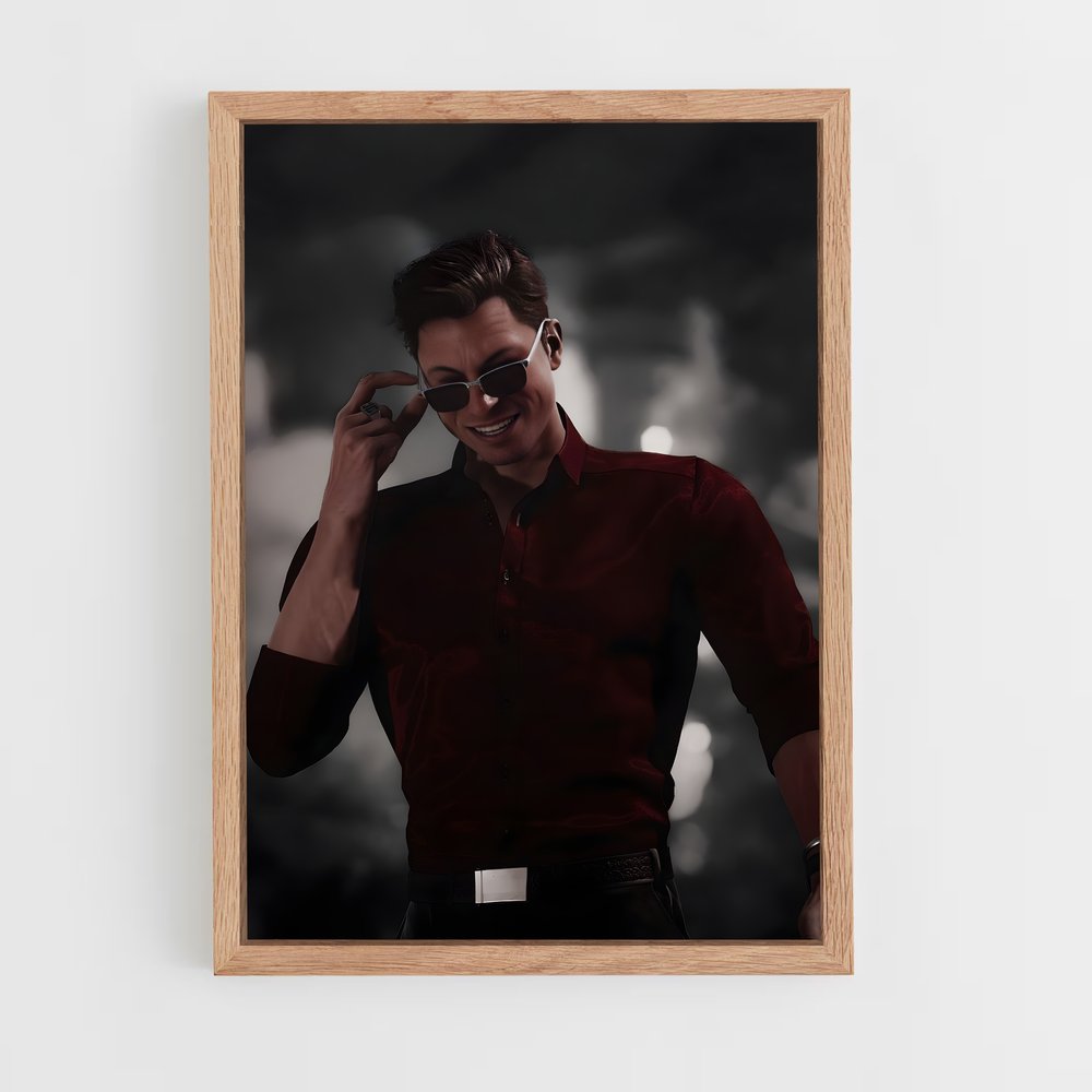 ap-johnny cage-1 cadre Bois clair