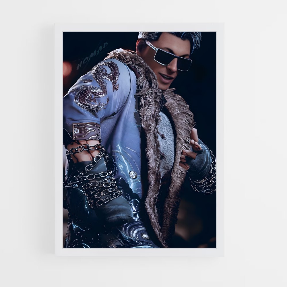 ap-johnny cage-3 cadre Blanc
