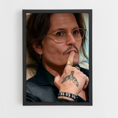 ap-johnny depp-5 cadre Noir