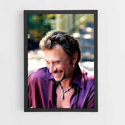ap-johnny hallyday-6 cadre Noir