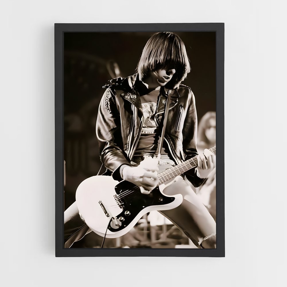 ap-johnny ramone-1 cadre Noir