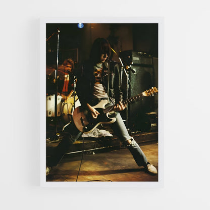 ap-johnny ramone-2 cadre Blanc