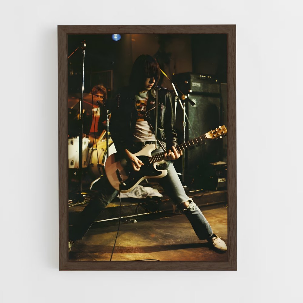ap-johnny ramone-2 cadre Bois foncé