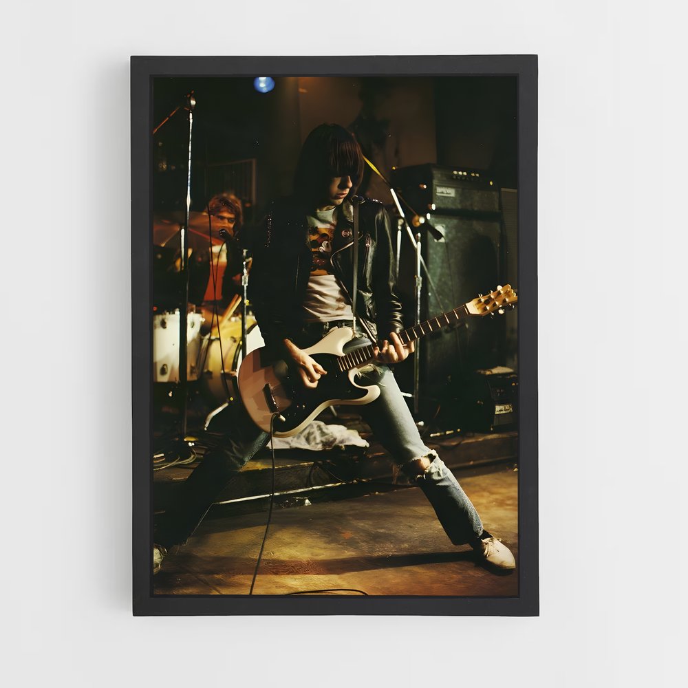 ap-johnny ramone-2 cadre Noir