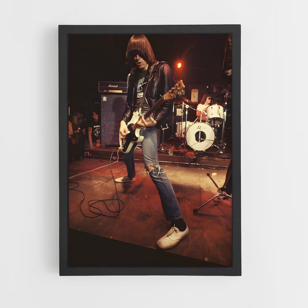 ap-johnny ramone-3 cadre Noir