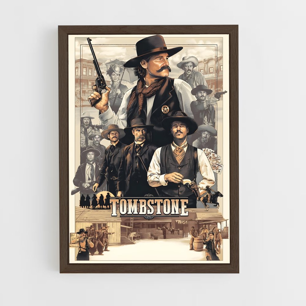 ap-johnny ringo-1 cadre Bois foncé