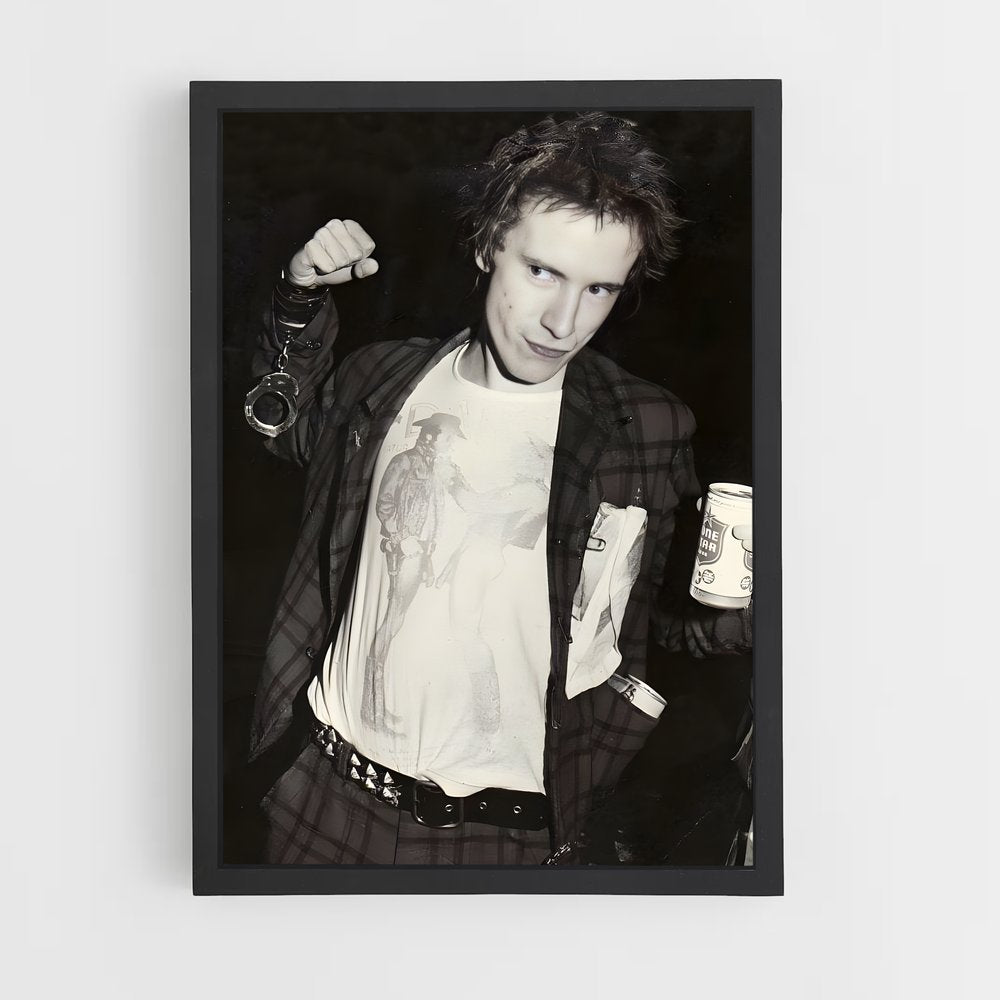 ap-johnny rotten-1 cadre Noir