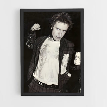 ap-johnny rotten-1 cadre Noir