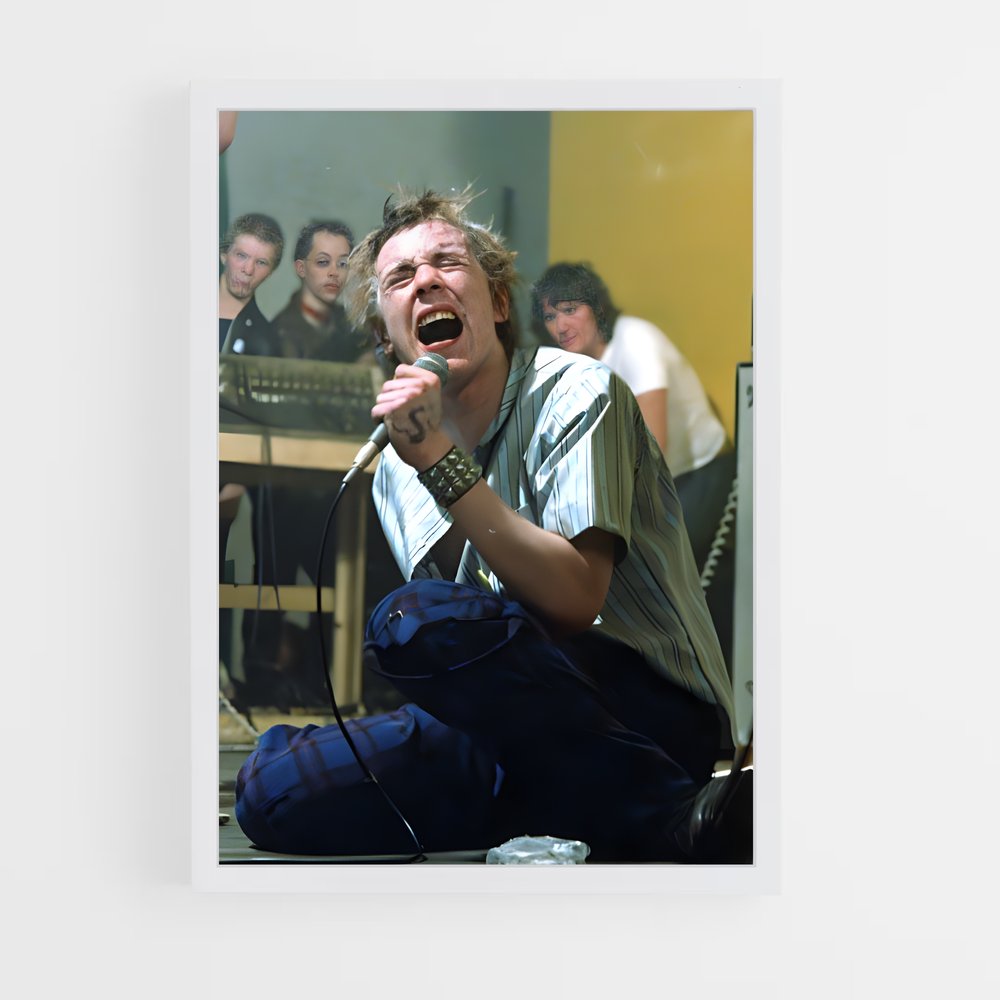 ap-johnny rotten-2 cadre Blanc