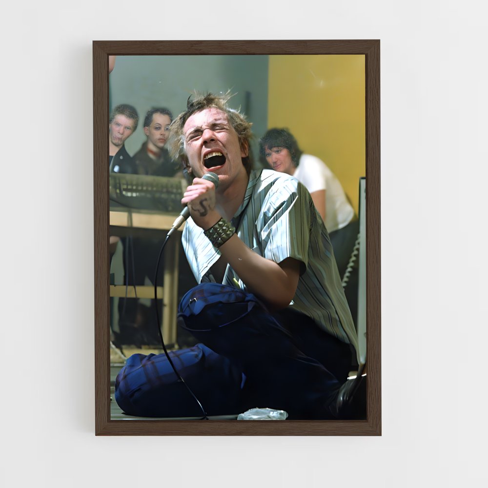 ap-johnny rotten-2 cadre Bois foncé
