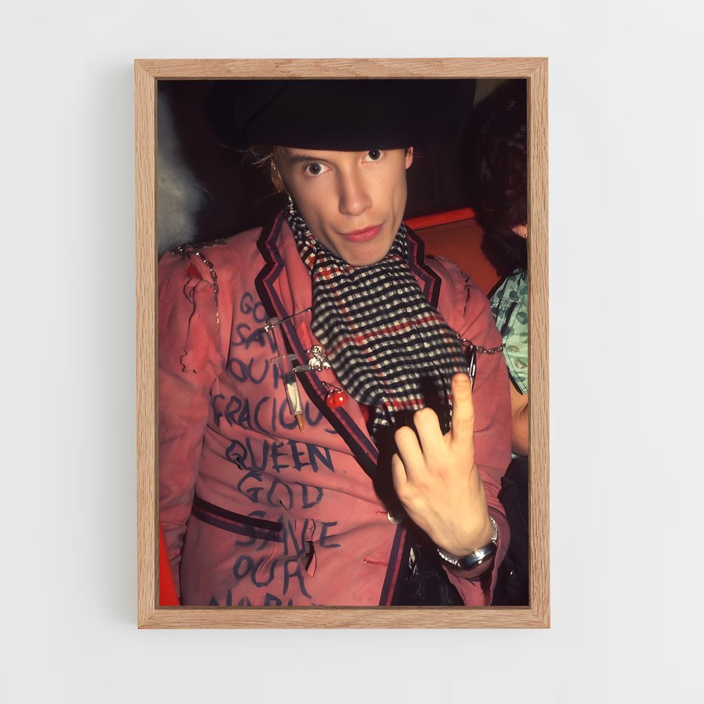 ap-johnny rotten-3 cadre Bois clair
