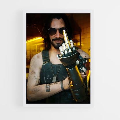 ap-johnny silverhand-1 cadre Blanc