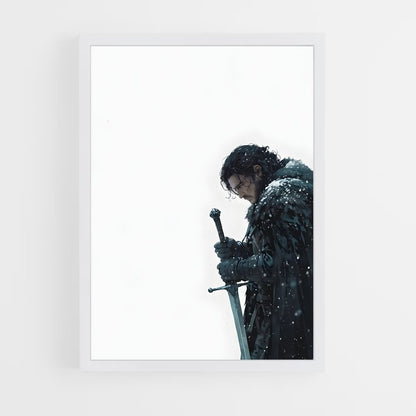 ap-jon snow-5 cadre Blanc
