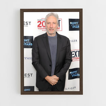 ap-jon stewart-1 cadre Bois foncé