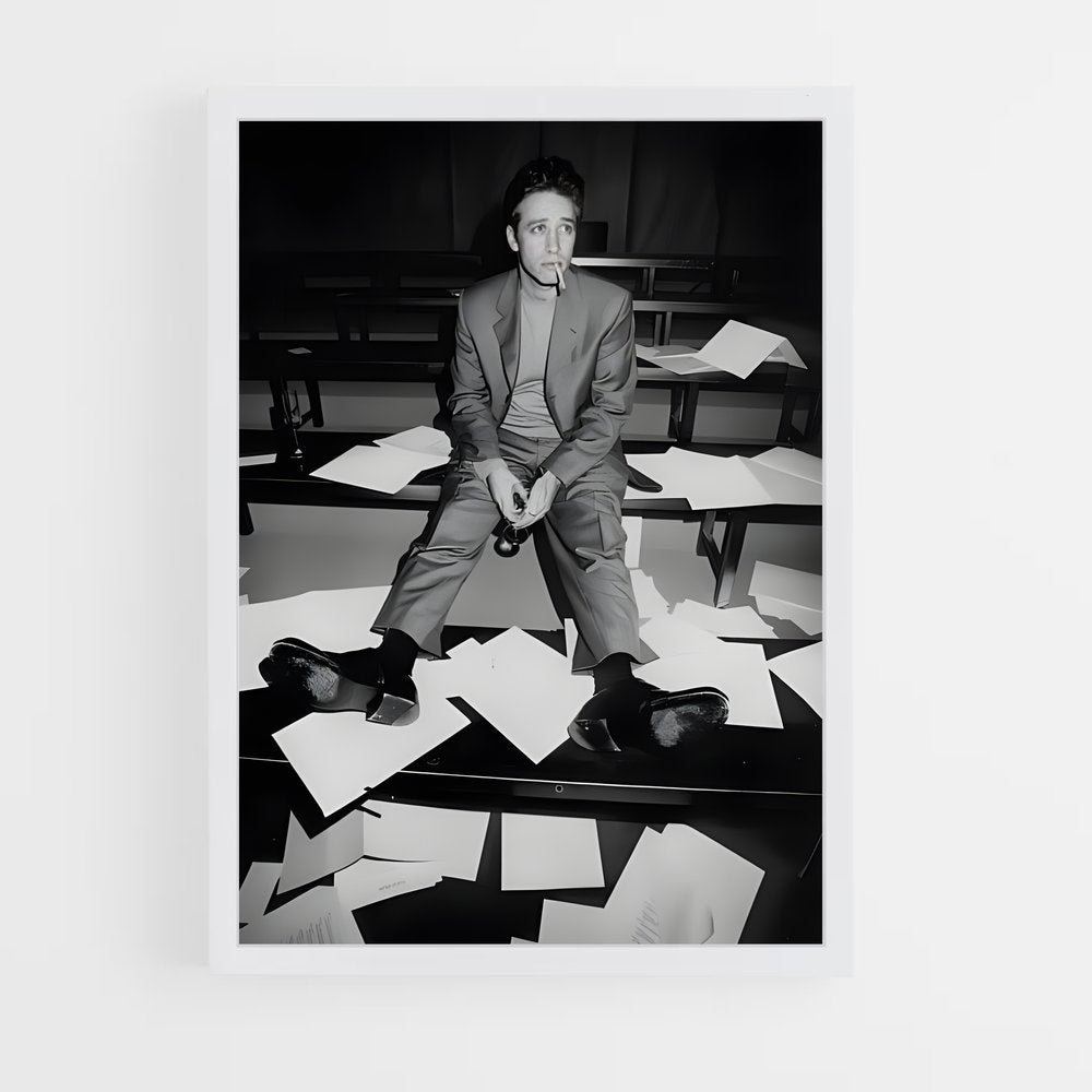 ap-jon stewart-2 cadre Blanc