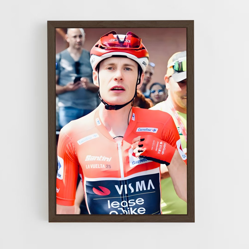 ap-jonas vingegaard-4 cadre Bois foncé