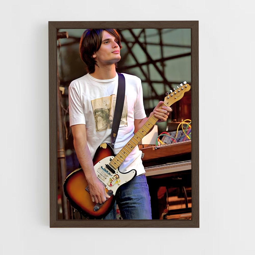 ap-jonny greenwood-3 cadre Bois foncé