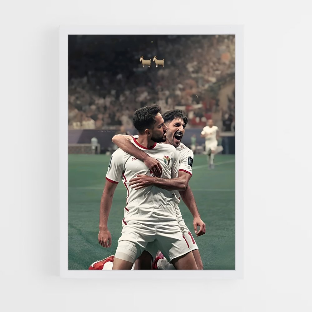ap-jordan national football team-5 cadre Blanc