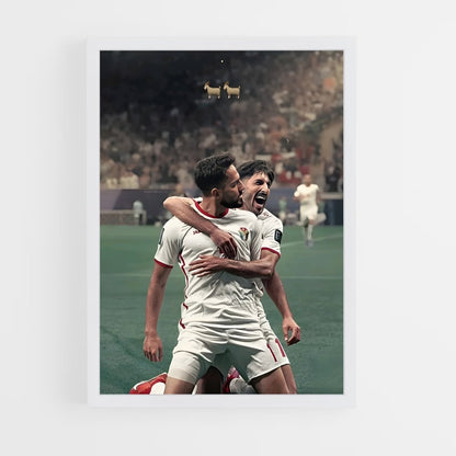 ap-jordan national football team-5 cadre Blanc