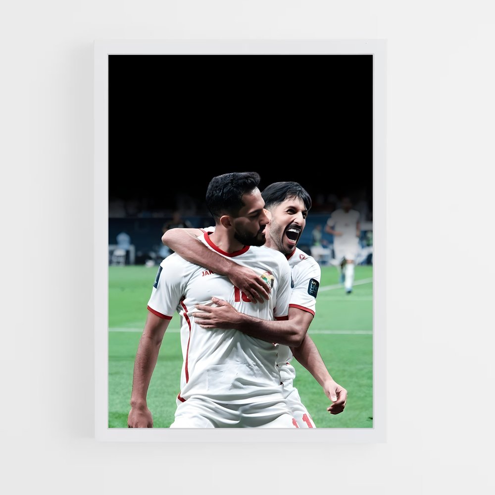 ap-jordan national football team-8 cadre Blanc