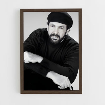 ap-juan luis guerra-11 cadre Bois foncé