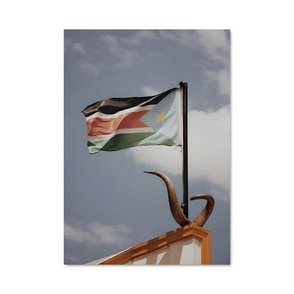 Poster Drapeau Envolé