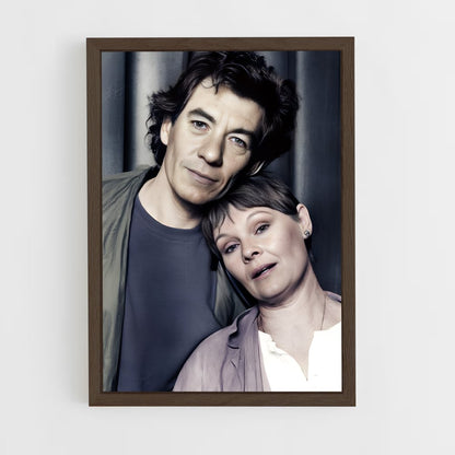 ap-judi dench-4 cadre Bois foncé