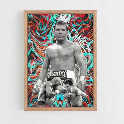 ap-julio cesar chavez-3 cadre Bois clair