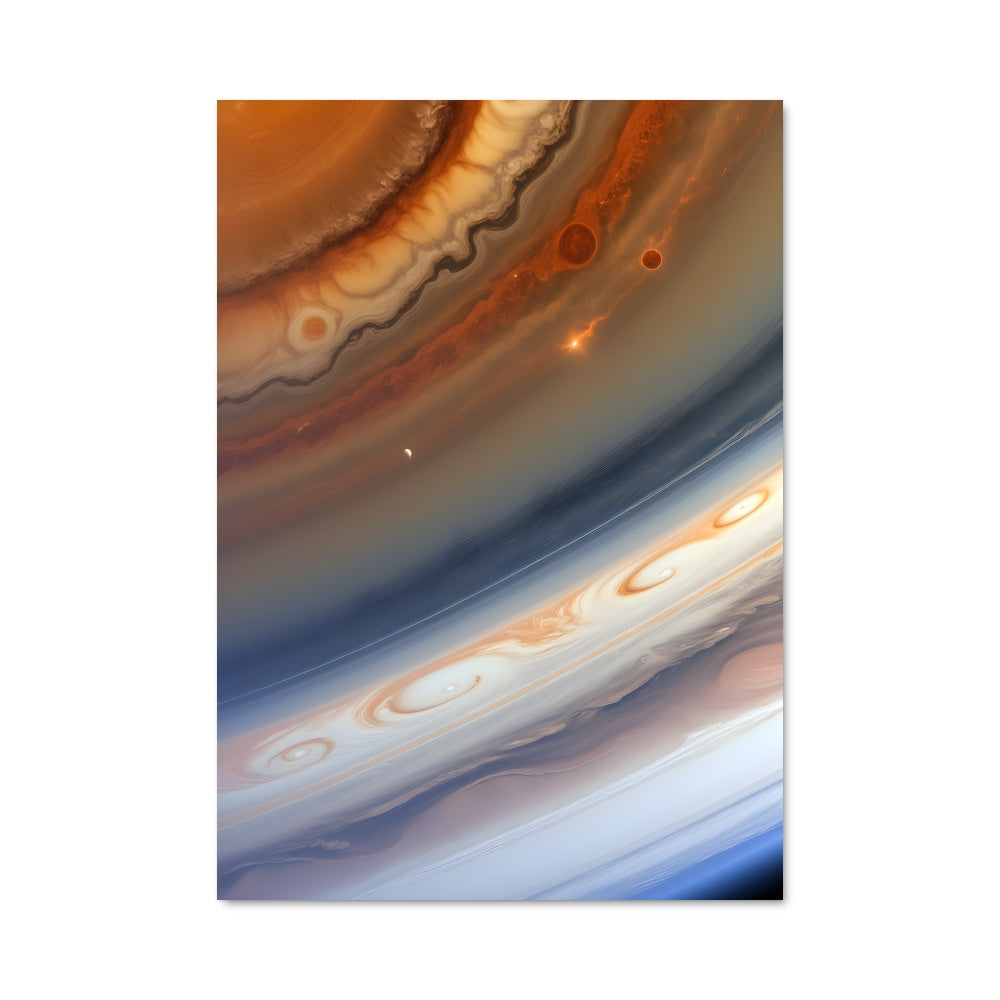 Poster Saturne Éblouissant