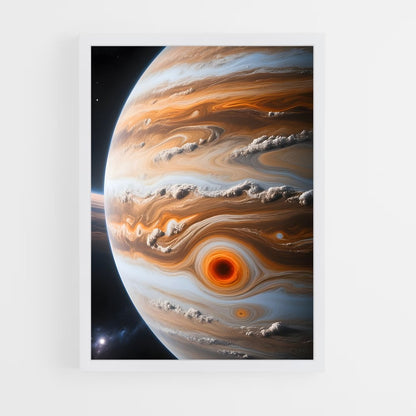 ap-jupiter red spot-10 cadre Blanc