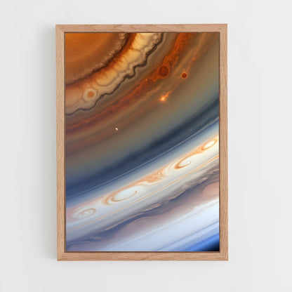 ap-jupiter red spot-6 cadre Bois clair