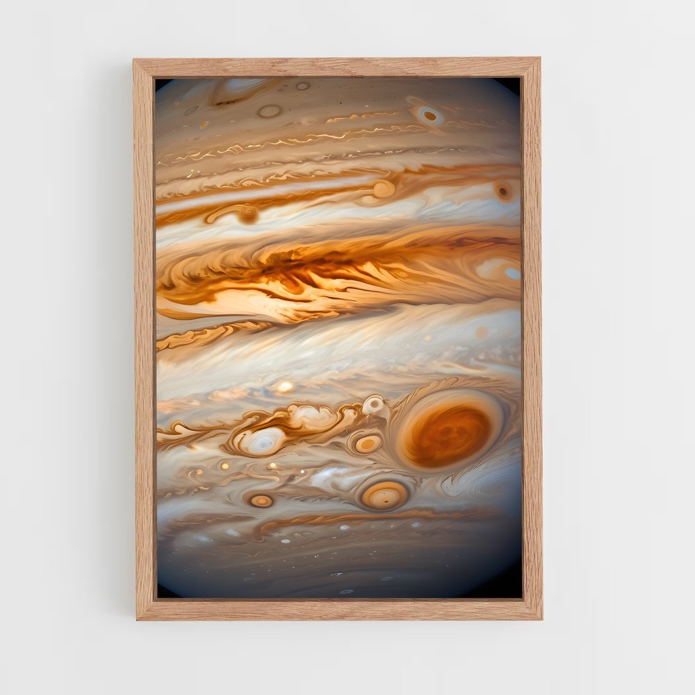 ap-jupiter red spot-7 cadre Bois clair