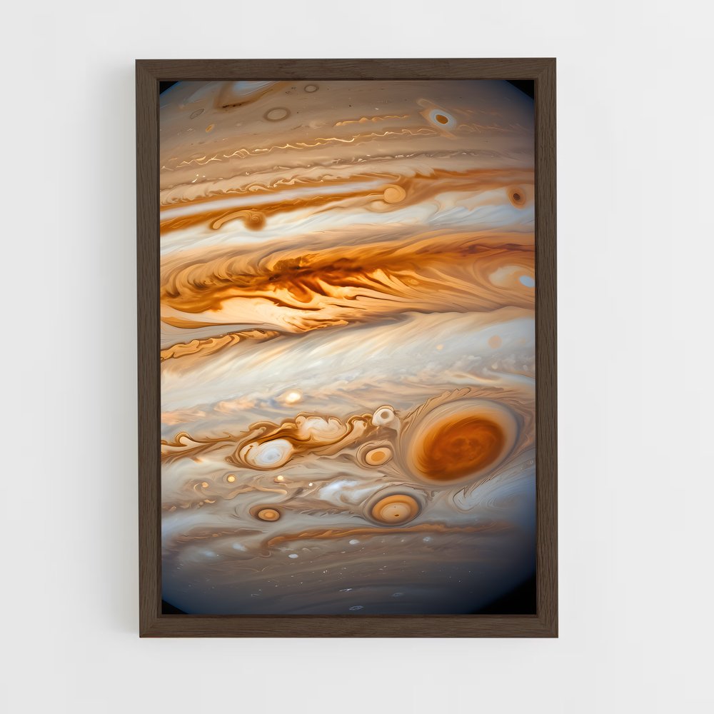 ap-jupiter red spot-7 cadre Bois foncé