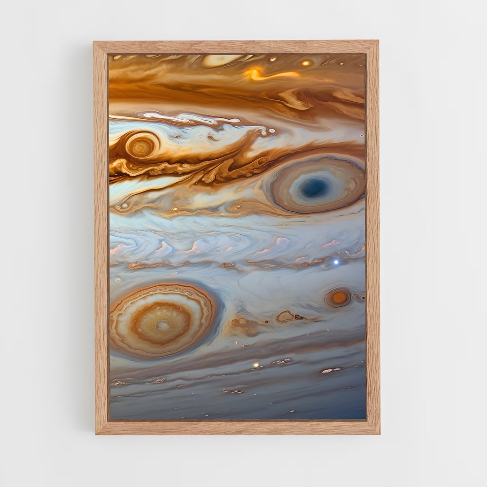 ap-jupiter red spot-9 cadre Bois clair