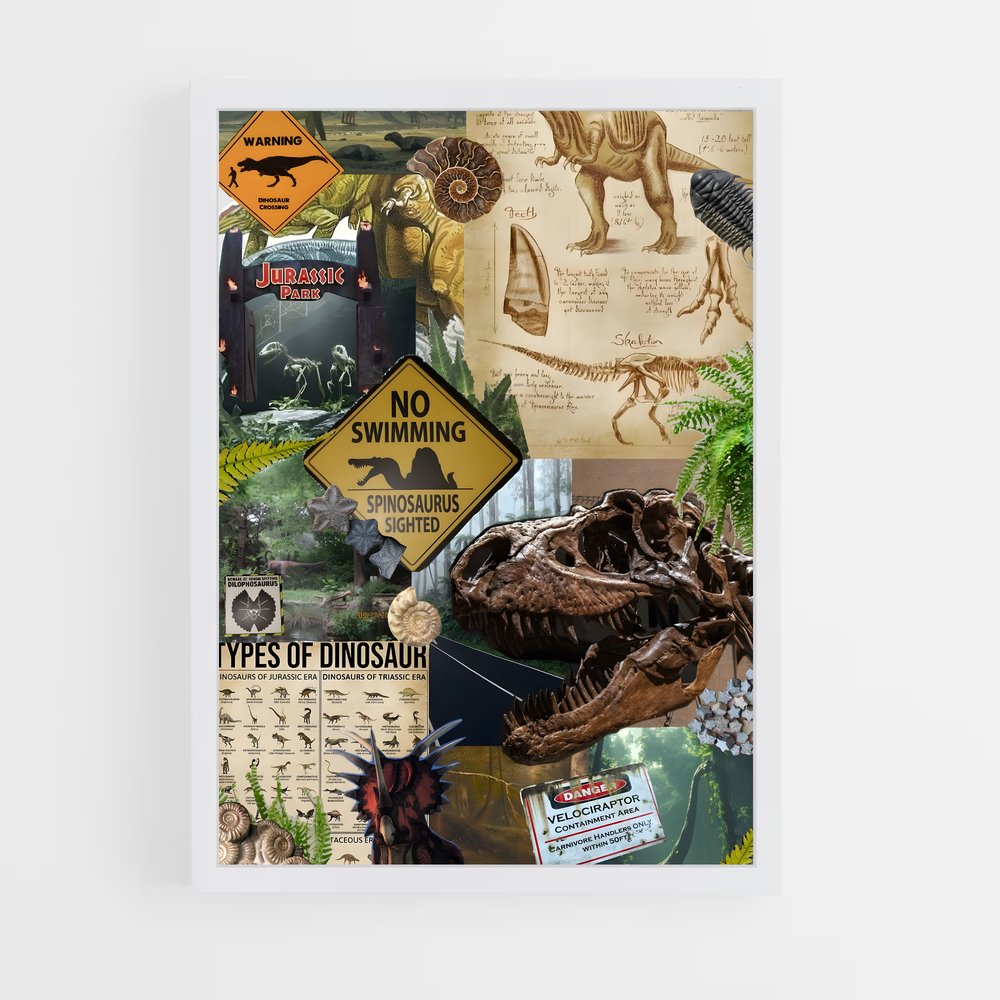 ap-jurassic park-3 cadre Blanc