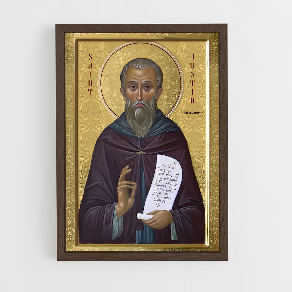 ap-justinian-4 cadre Bois foncé