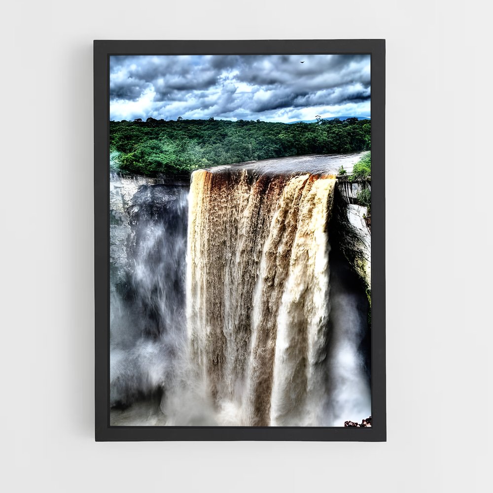 ap-kaieteur falls-2 cadre Noir