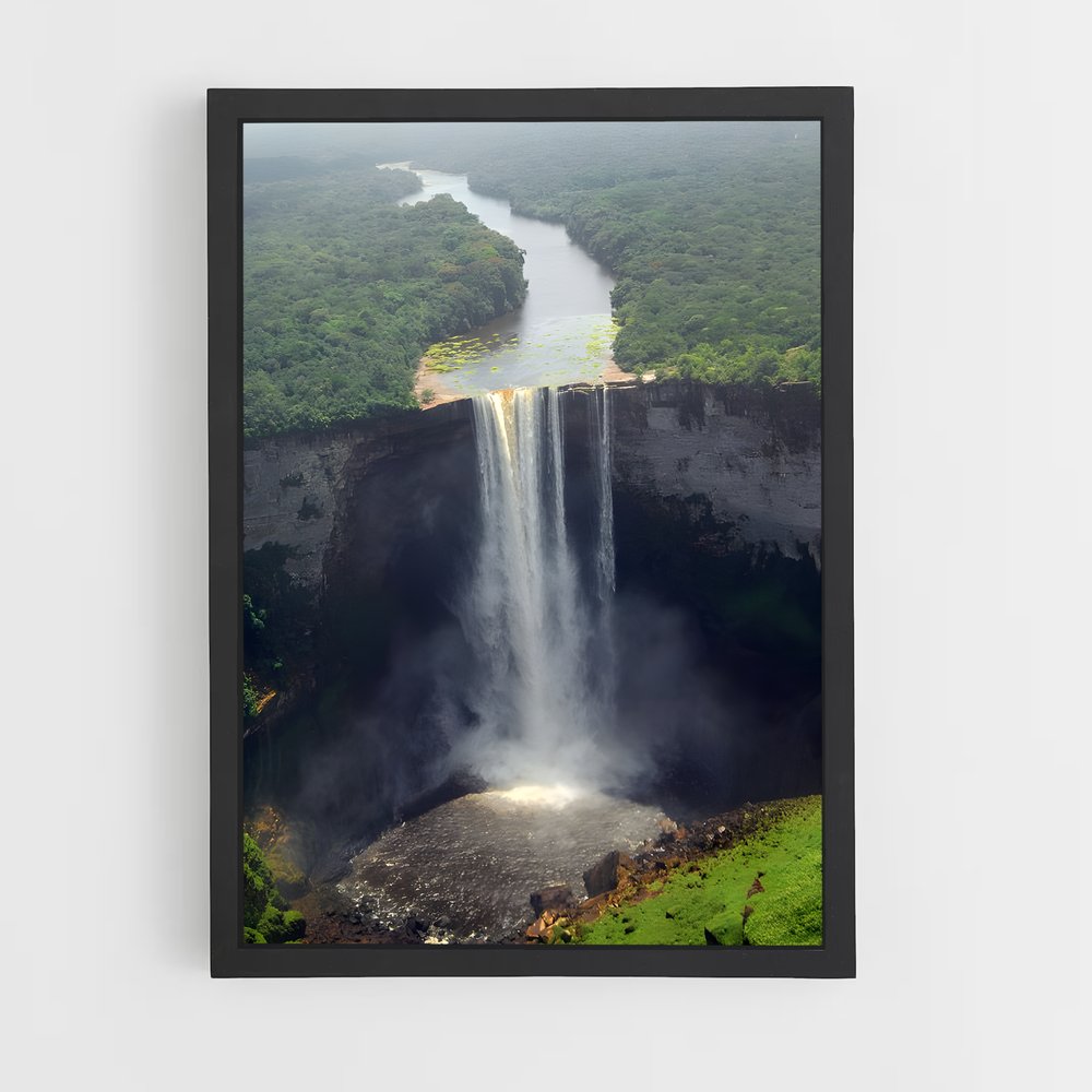 ap-kaieteur falls-3 cadre Noir
